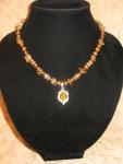 Pearls/citrine/cz #863